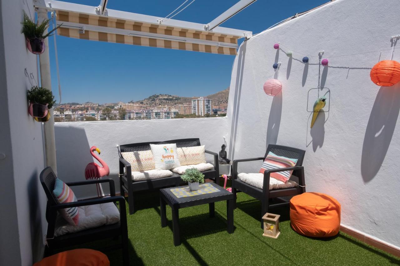 Penthouse City Center Private Terrace Wifi 马拉加 外观 照片
